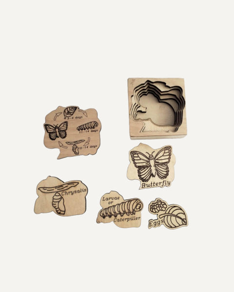 BUTTERFLY LIFE CYCLE PUZZLE